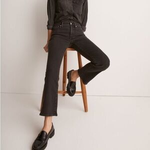 Madewell Black Kick Out Jeans Sz 26P